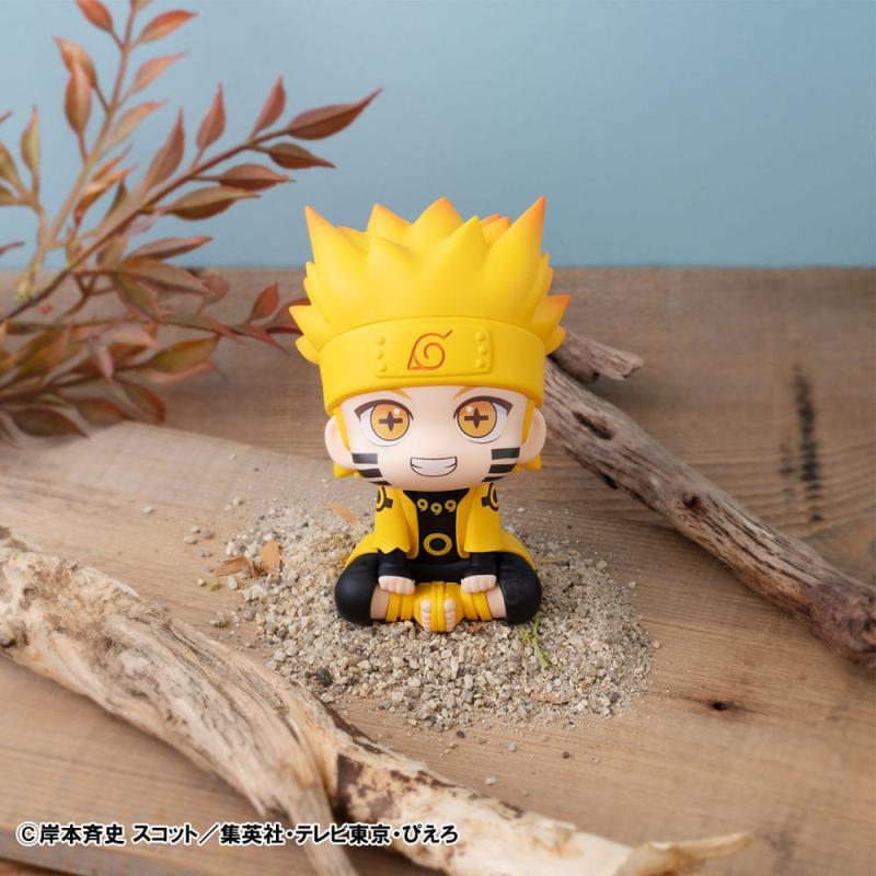 Naruto Shippuden Look Up PVC Statue Naruto Uzumaki Six Paths Sage Mode & Minato Namikaze 11 cm (with 5