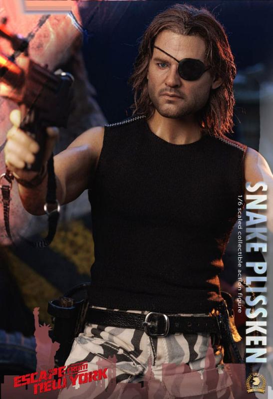 Escape from New York Crown Series Action Figure 1/6 Snake Plissken (Real Hair Version) 30 cm 2