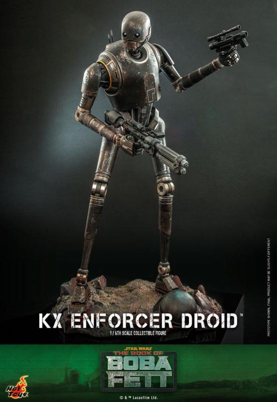 Star Wars The Book of Boba Fett: KX Enforcer Droid 1/6 Action Figure - Hot Toys