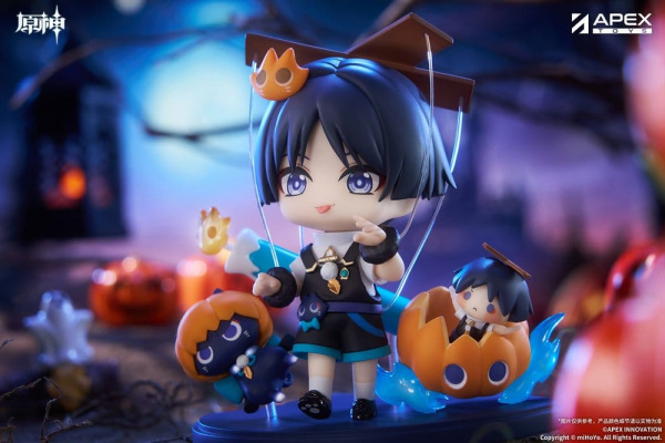 Genshin Impact You Ye Qi Xiang Series Chibi Chara PVC Statue Wanderer 10 cm 11