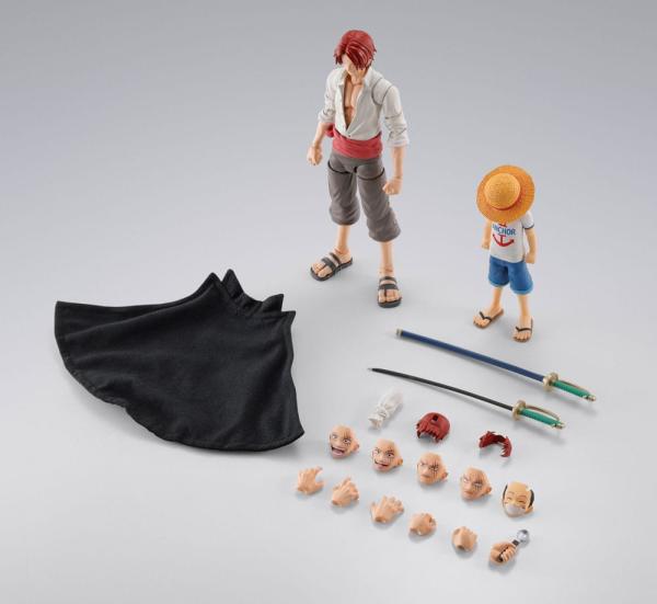 One Piece S.H.Figuarts Action Figure 2-Pack Shanks & Monkey D. Luffy Childhood Ver. 9