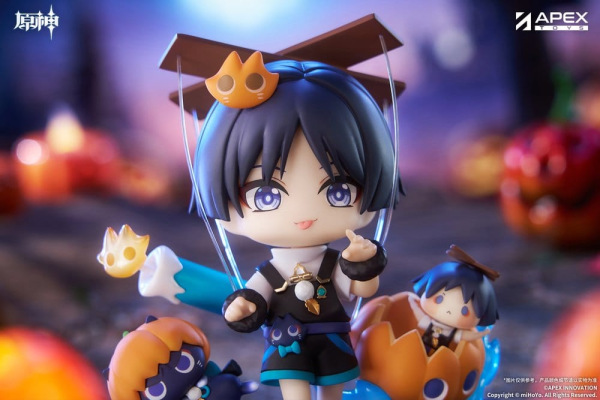 Genshin Impact You Ye Qi Xiang Series Chibi Chara PVC Statue Wanderer 10 cm 10