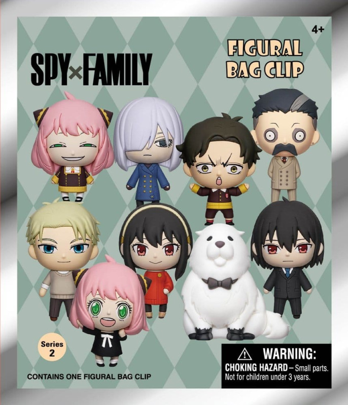 Spy x Family 3D Foam Bag Clips Series 2 Display (24) 2