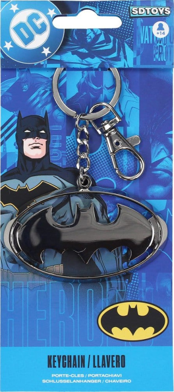 Batman Metal Key Ring Logo 1