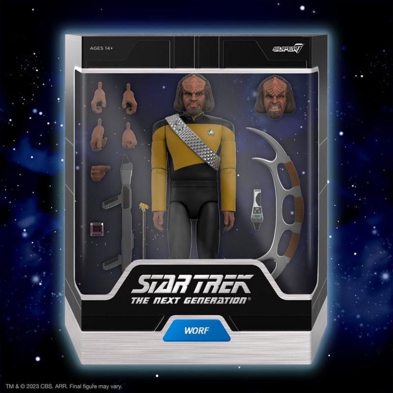 Star Trek The Next Generation: Worf 18 cm Ultimates Action Figure - Super7