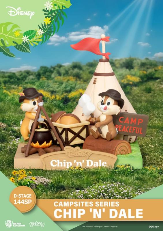 Disney D-Stage Campsite Series PVC Diorama Chip & Dale Special Edition 10 cm