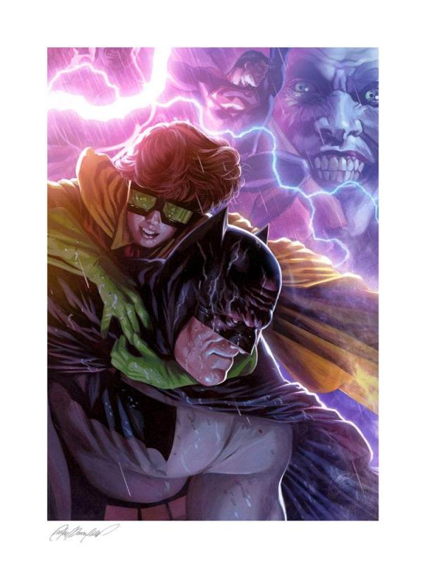 DC Comics: Batman & Robin 46 x 61 cm Art Print - Sideshow Colelctibles