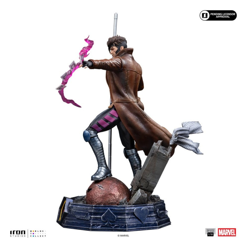 Marvel Gambit Unleashed Art Scale Statue 1/10 Gambit 28 cm 7