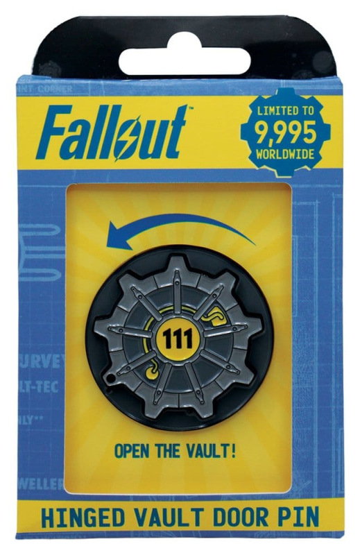 Fallout Pin Badge Vault Door 111 Limited Edition Hinged 2