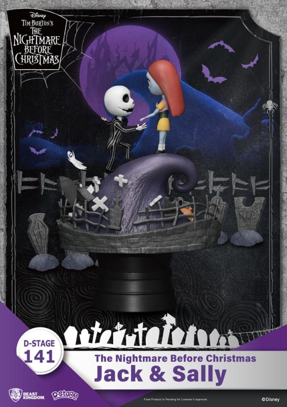 Nightmare before Christmas D-Stage PVC Diorama Jack & Sally 15 cm 2