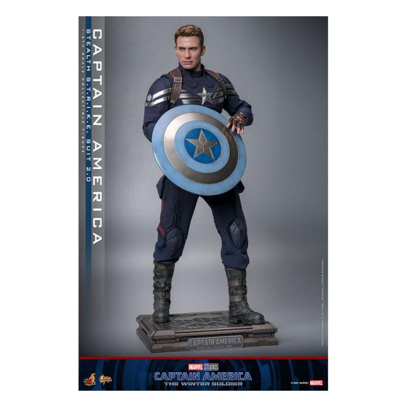 Captain America: The Winter Soldier Movie Masterpiece Action Figure 1/6 Captain America (Stealth S.T 5