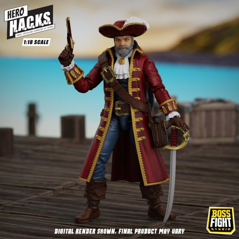 Hero H.A.C.K.S. Core Action Figure 1/18 Heroes and Villains Wave 1 John Bradford: Captain of the Tem 7