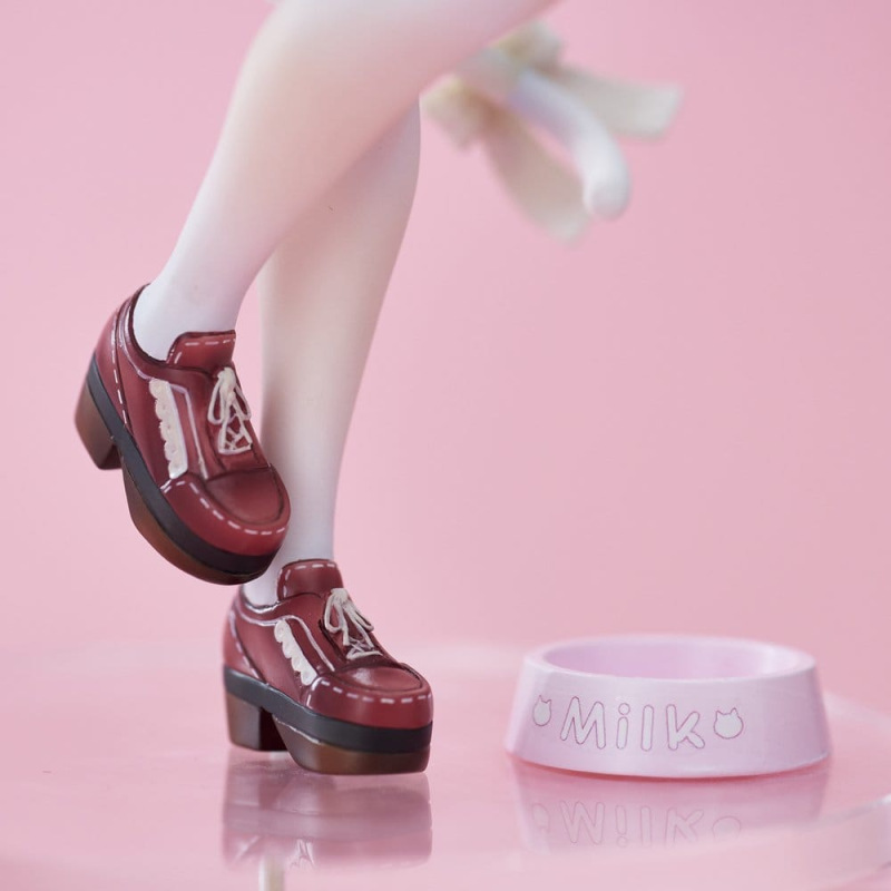 Super Sonico PVC Figure White Cat Ver. (Reissue) 27 cm 9