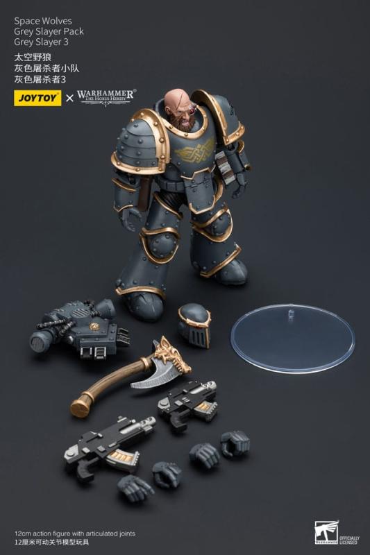 Warhammer The Horus Heresy Action Figure 1/18 Space Wolves Grey Slayer Pack Grey Slayer 3 12 cm