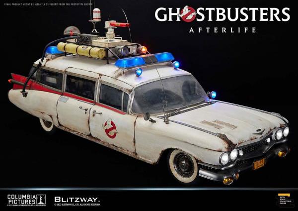 Ghostbusters Afterlife: ECTO-1 1959 Cadillac 1/6 Vehicle - Blitzway