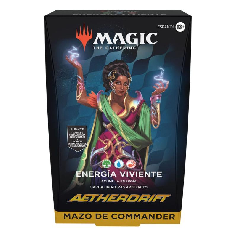 Magic the Gathering Aetherdrift Commander Decks Display (4) spanish 1