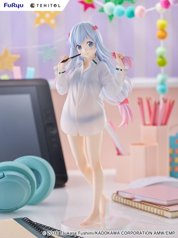 Eromanga Sensei Tenitol Tall PVC Statue Sagiri Izumi Shirts Ver. 30 cm 1