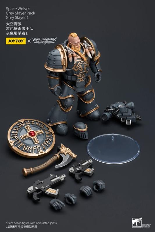 Warhammer The Horus Heresy Action Figure 1/18 Space Wolves Grey Slayer Pack Grey Slayer 1 12 cm