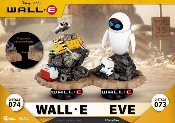 Wall-E: Eve 14 cm D-Stage PVC Diorama - Beast Kingdom Toys