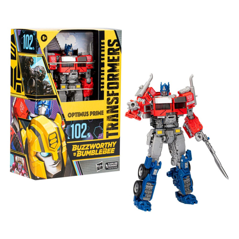 Transformers: Rise of the Beasts Buzzworthy Bumblebee Studio Series Action Figure 102BB Optimus Prim 2