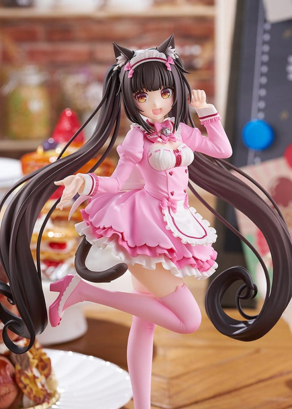 Nekopara Sekai Connect Pop Up Parade PVC Figure Chocola: Winter Clothes Ver. L Size 22 cm 3