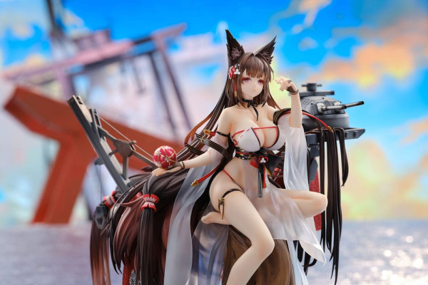 Azur Lane PVC Statue 1/7 Amagi Wending Waters Serene Lotus Ver. Acrylic Special Edition w/Display 25 2