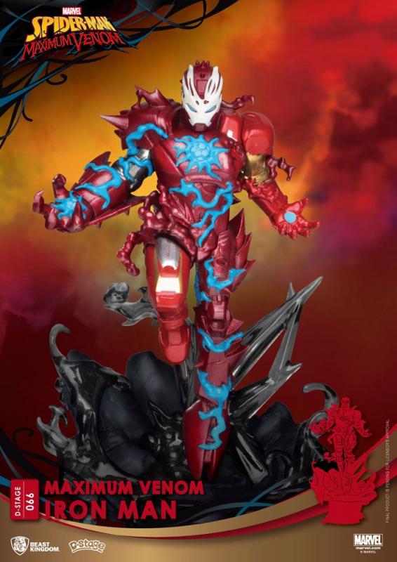 Marvel Comics: Maximum Venom Iron Man - D-Stage PVC Diorama 16 cm - Beast Kingdom