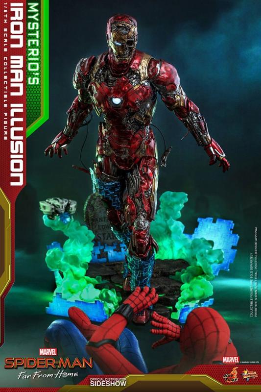 Spider-Man Far From Home: Mysterio's Iron Man Illusion MMS - Figure 1/6 - Hot Toys