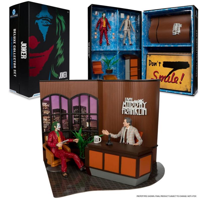 Joker DC Multiverse (Joker Movie) Deluxe Colllector Action Figure The Joker (Live with Murray Frankl 1