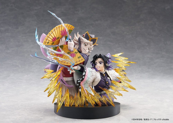Demon Slayer: Kimetsu no Yaiba PVC Figures 2-Pack Shinobu Kocho & Doma 18 cm 1