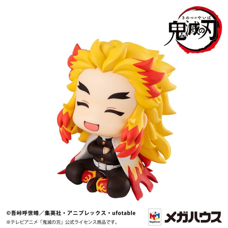 Demon Slayer: Kimetsu no Yaiba Look Up PVC Statue Rengoku Kyoujurou Smile Ver. 11 cm (with gift)