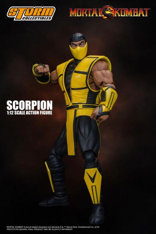 Mortal Kombat:  Scorpion - Action Figure 1/12 - Storm Collectibles