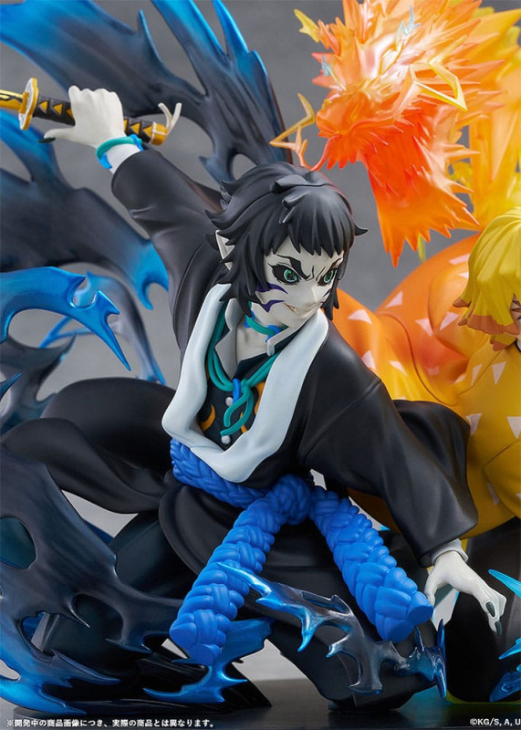 Demon Slayer: Kimetsu no Yaiba PVC Statue Zenitsu Agatsuma & Kaigaku 15 cm 9