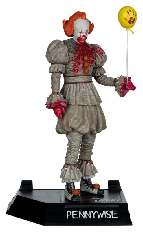 It Welcome to Derry Movie Maniacs Figure Pennywise (Bloody) 16 cm