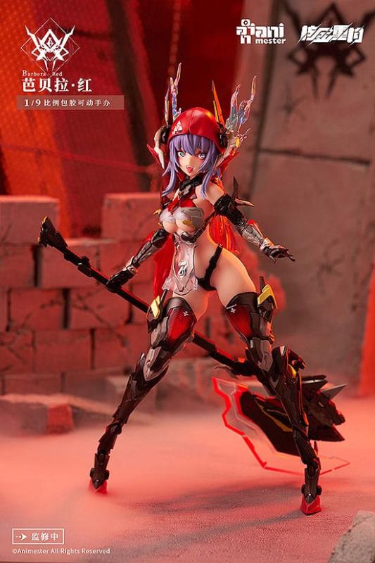 Original Character Plastic Model Kit Alloy Articulated Assemblable Model Thunderbolt-Barbera Red 21 10