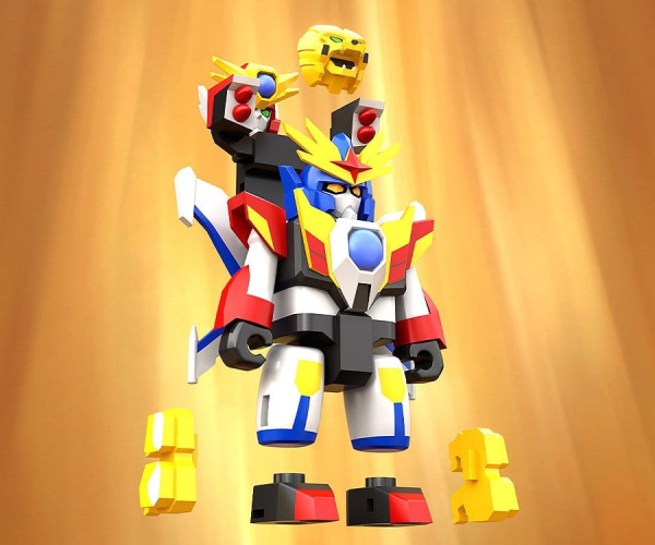 The Brave Fighter of Legend Da-Garn Brickroid Action Figure Da-Garn X 5 cm 4