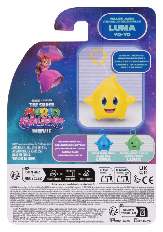 The Super Mario Galaxy Movie Luma Star Yo-Yos Assortment (12) 13