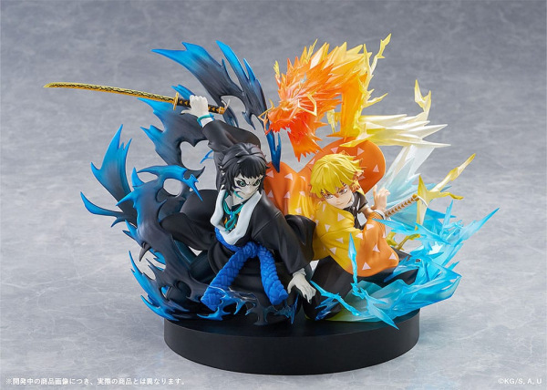 Demon Slayer: Kimetsu no Yaiba PVC Statue Zenitsu Agatsuma & Kaigaku 15 cm 6
