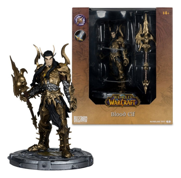 World of Warcraft 1/12 Scale Posed Figure Blood Elf Limited Edition 16 cm 3