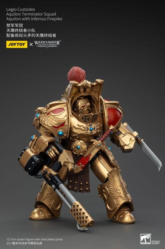 Warhammer The Horus Heresy Action Figure 1/18 Legio Custodes Aquilon Terminator Squad Aquilon with I 4