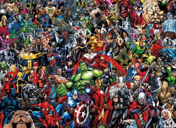 Marvel 80th Anniversary Impossible Puzzle Characters