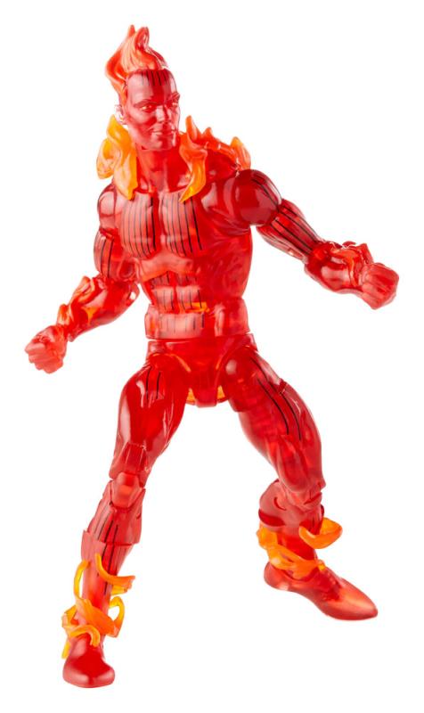 Fantastic Four Marvel Legends Retro Action Figure Human Torch 15 cm