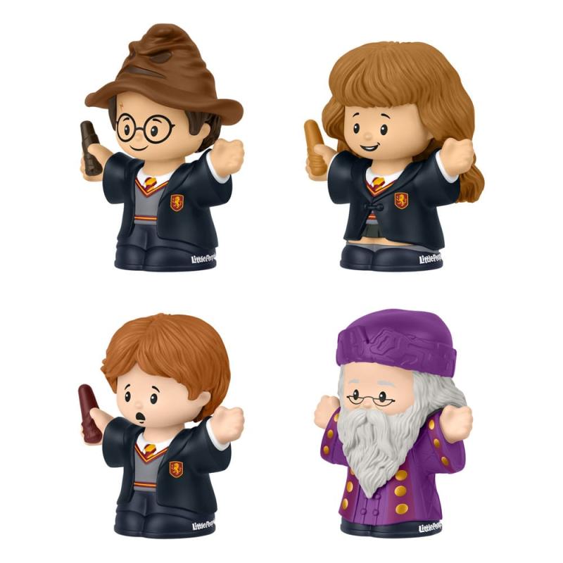 Harry Potter Fisher-Price Little People Collector Mini Figures 4-Pack Philosopher's Stone 6 cm