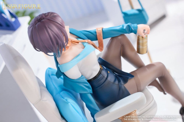 Idolmaster Shiny Colors x Mahjong Soul SSR PVC Statue 1/7 Asakura Tooru Leisurely Grace Ver. 21 cm 9