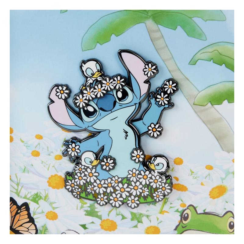 Disney by Loungefly Enamel 3" Pins Lilo and Stitch Springtime 3" Collector Box Assortment (12) 3