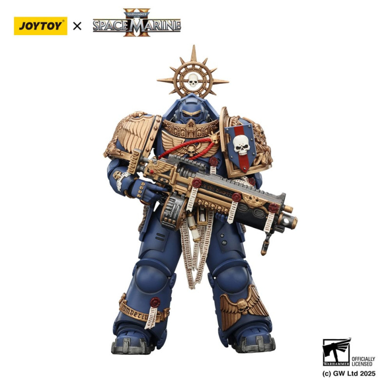 Warhammer 40,000: Space Marine 2 Action Figure Ultramarines Heavy Relic Primus Armor with Heavy Reli