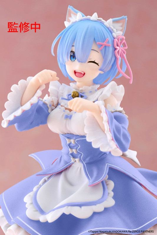 Re:Zero Starting Life in Another World Coreful PVC Statue Rem Cat Maid Ver. Renewal 18 cm 4