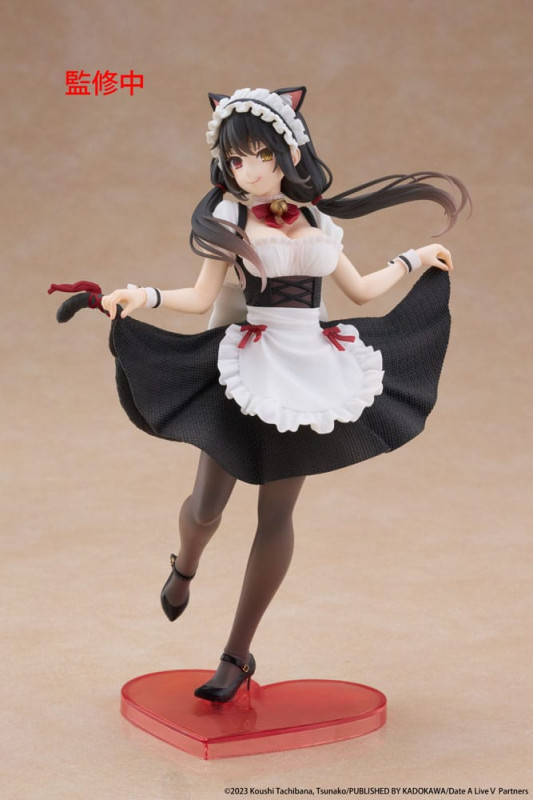 Date A Live V Coreful PVC Statue Kurumi Tokisaki Cat Ear Maid Ver. 18 cm 1