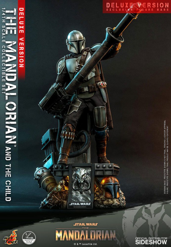Star Wars The Mandalorian Action Figure 2-Pack 1/4 The Mandalorian & The Child Deluxe 46 cm 12