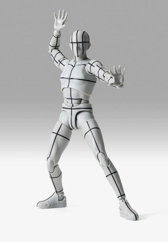 S.H.Figuarts Action Figure Body-Kun Sports Edition Wire Frame (Gray Color Ver.) 15 cm